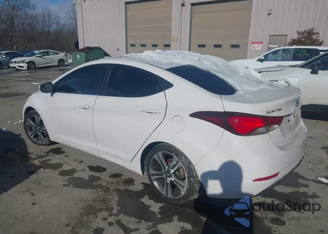2015 Hyundai Elantra Sport from USA, damaged, VIN KMHDH4AH4FU344031